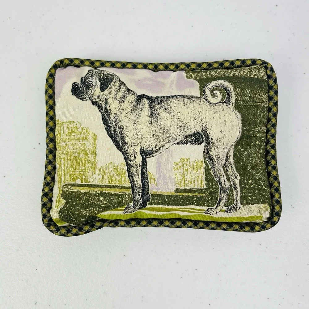 Decorative Pug Pillow Cover Pug Gifts for Pug Lovers 5x4